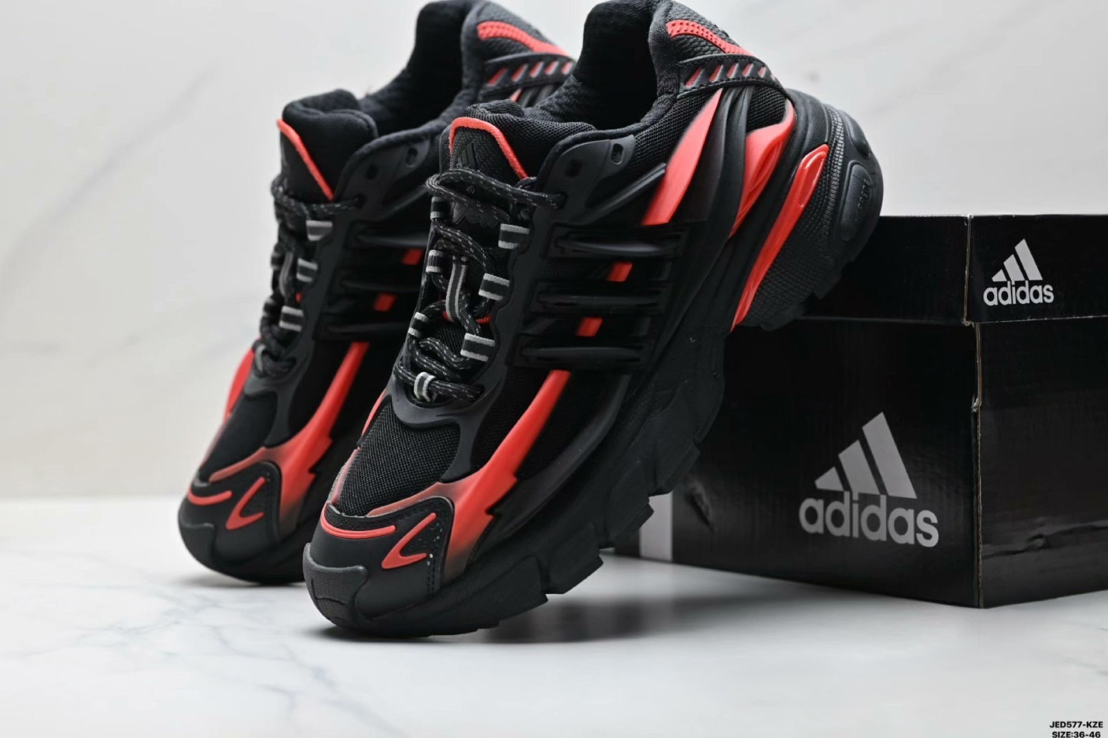 KK3240 Adidas Adistar Jellyfish Black and Red