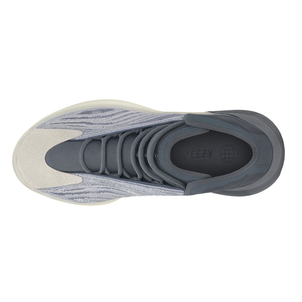 adidas Yeezy Quantum Lace Up Mens Grey Sneakers Casual Shoes GX6594