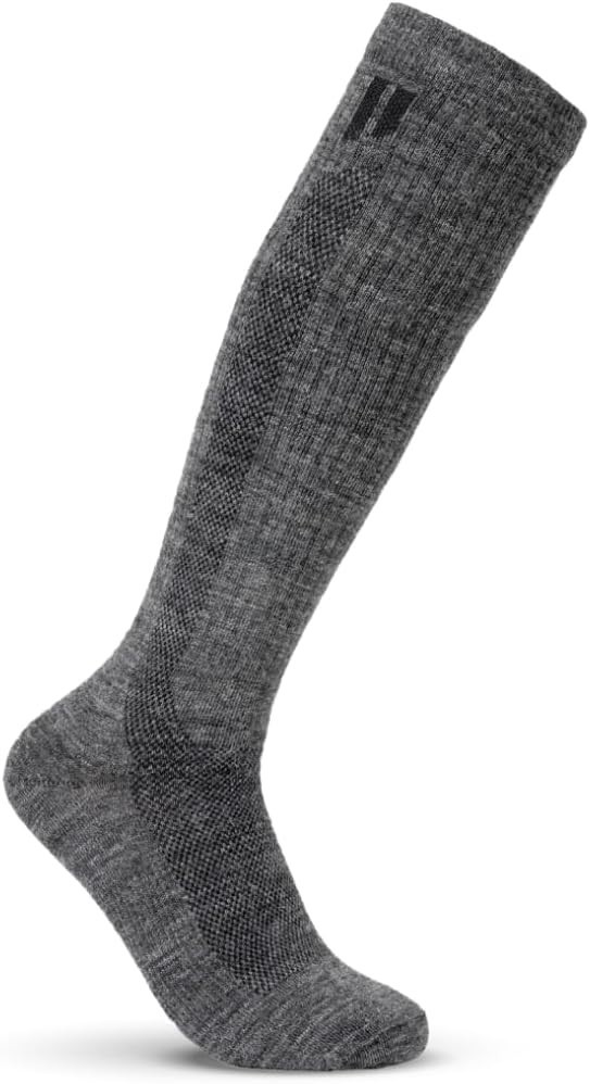 New Hollow Compression Alpaca Socks Grey Medium Men 7-9.5 Women 7-10